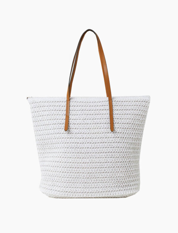 Straw Shopeer Bag - Image 4